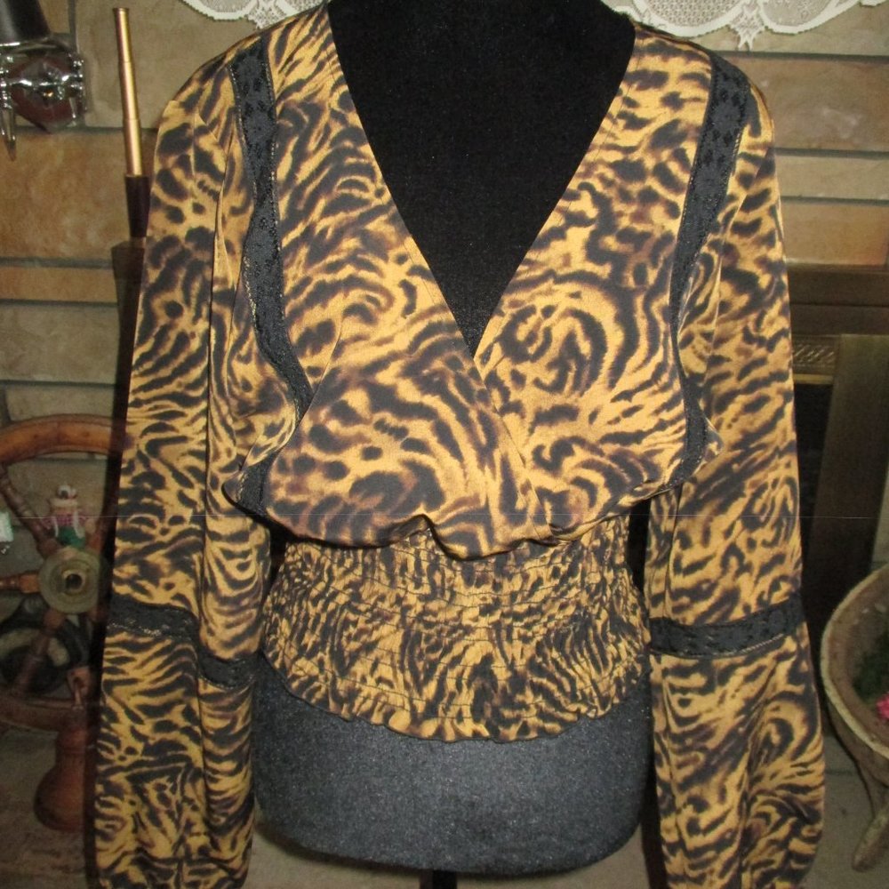 Animal Print Blouse